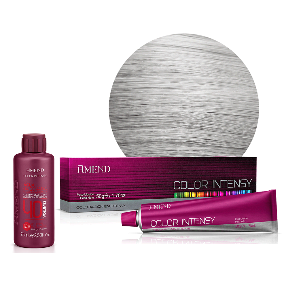 Kit color intensy 12.11 Louro Claro Platinado + OX 40